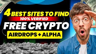 4 Best Sites To Find 100% VERIFIED FREE CRYPTO AIRDROP