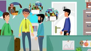 2D Cartoon Explainer Video - Office Privacy - Coco Video Production