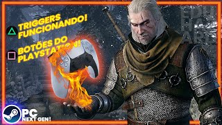 The Witcher 3 no PC com Triggers e Controles do Playstation! [SEM CABO USB]