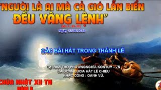 CÁC BÀI HÁT TRONG THÁNH LỄ: CHÚA NHẬT XII TN NĂM B NGÀY 23/06/2024. ( LUCIA)