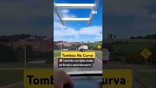 Caminhão sem freio tombou na curva #caminhão #nordeste #viagem