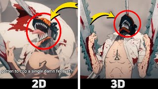 3D vs 2D - Chainsaw Man ALL Episodes