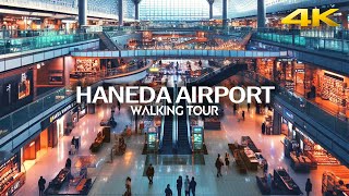 Haneda International Airport: Terminal 1 Walking Tour・4K