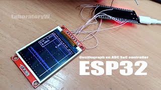 Pseudo-oscilloscope on ESP32