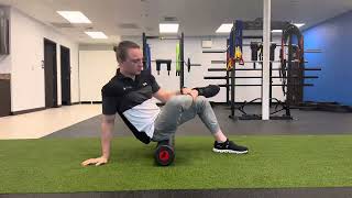 Foam Roll: Figure 4 Glutes