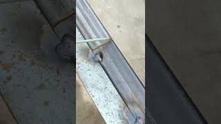 Trick of connecting a square hollow iron