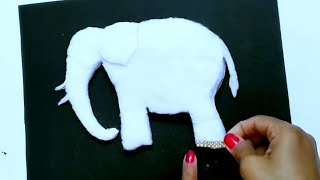 DIY Elephant  Craft// Beautiful Wall Decor  Idea// Cardboard craft// Room Decor Idea