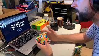 6BLD in 7:58 with 3:12 execution (new MGC 6x6!)