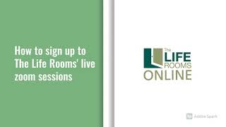 How to Register for #LifeRoomsOnline Live Zoom Sessions on Eventbrite