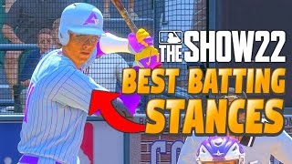 THE BEST BATTING STANCE FOR YOUR BALLPLAYER in MLB The Show 22