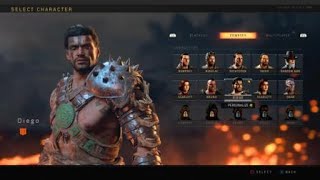 Unlocking IX Diego in blackout :Black ops 4