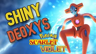 Shiny Deoxys Showcase All Forms ''Attack,Defense and Speed'' [Pokemon Scarlet and Violet]