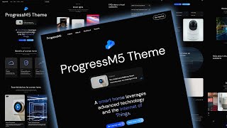 SmartHome Website Template | AI Assistant Website Template | ProgressM5 for Mobirise