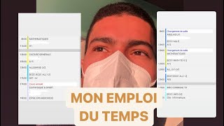 Mon emploi du temps en prépa - prépa ECS à Blaise Pascal