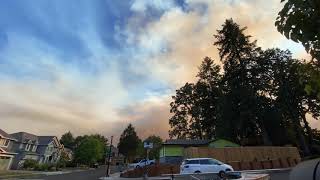 Smoke over Portland