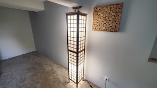 DIY Japanese Shoji Lamp 6 feet tall