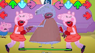 Horror Peppa Pig Lost Family in Friday Night Funkin be like PART 3