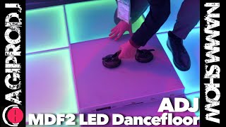 ADJ MDF2 LED Light-Up Dance Floor - FIRST LOOK NAMM 2020 | agiprodj.com