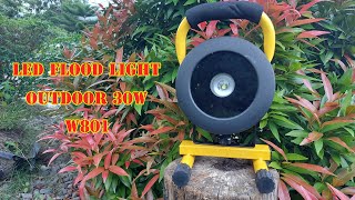 Led Flood Light Outdoor W801 ( Unboxing & Review )