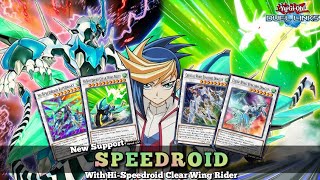 New Speedroid Deck with Hi-Speedroid Clear Wing Rider! KC Cup Duel [Yu-Gi-Oh! Duel Links]