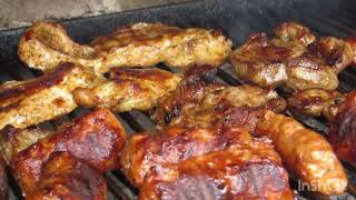 The best grilled chicken and lamb #shorts #grill