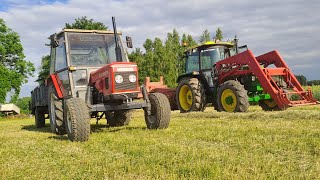 🇵🇱Sianokosy 2023 Zetor I John deere 🇵🇱 John deere 2140 Zetor 6718