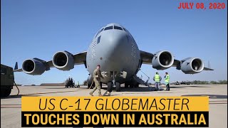 US C-17 Globemaster touches down at Royal Air Force Base, Australia | July 08, 2020