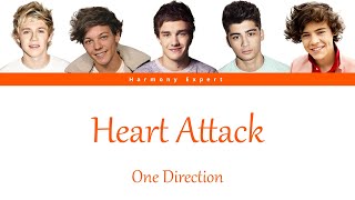 One Direction - Heart Attack - Color Coded Lyrics