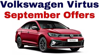 Volkswagen Virtus Discounts In September 2024