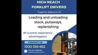 Melbourne High Reach Forklift Drivers