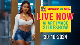 🔴 Live Now: Fashion Photography AI Art Image Slideshow | Model Look book #live #virtualinfluencer