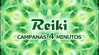 🌟 MÚSICA REIKI 🔔 con campanas cada 4 MINUTOS 🌟 | música para SESIONES DE REIKI | Reiki Healing Music