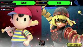 Wednesday Night Smashdown(11/10/21) Grand Finals -  Syrup (Ness/Rob) vs Sho (Min-Min) Smash Ultimate