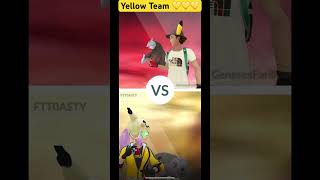 Taking Over Gyms in Pokemon Go for Yellow Team 💛💛💛