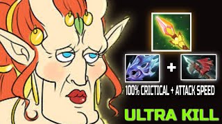 ENCHANTRESS CARRY with BROKEN BUILD in Turbo DOTA 2 #dota2 #dota2gameplay