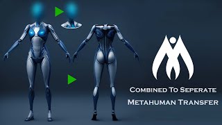 Metahuman Wrapping Workflow From Combined Mesh