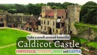 Caldicot Castle, South Wales, Portcullis, Turrets and Moat, a walk inside and around the Castle...