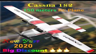 Beginner Electric RC Airplane RTF Epp Foam UAV Remote Control Glider Plane Kit Cassna 182 Aircraf