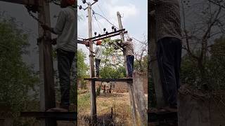 बिजली का काम कैसे होती है #shorts #video #electrical #lineman