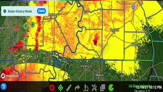 Quad State Tornado - Velocity Radar Track 225+ Miles