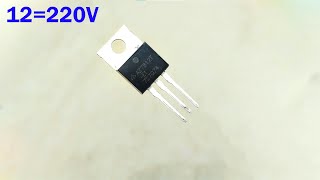 How  To Make Energy Convert Circuit 12V To 220V Ac Energy  New Electronic Idea At Home