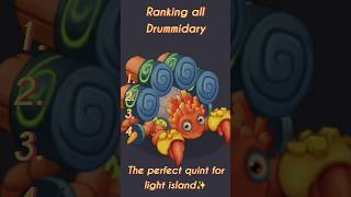 Ranking all Drummidary #shorts #msm #mysingingmonsters