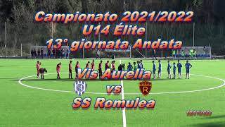 2022-01-08 U14 13° Giornata Campionato Vis Aurelio vs Romulea highlights