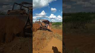 trator T4 fazendo tanque de lona #fazenda #irrigação #shorts