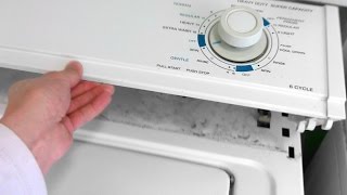 How to open a Washer Dryer control panel