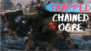 SEKIRO Chained Ogre Boss Fight and KILLED (Easy Trap)