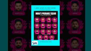 T20 2k24 most probable squad 💥 #t20worldcup #cricket #ipl #viratkohli  #csk #msd #shorts