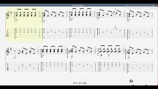 Guitar TAB - Francis Lai : 13 jours en france - arr. hofei | Tutorial Sheet Lesson #iMn