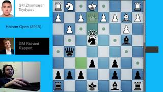 [CHESS] French Defence (Horwitz Attack 2. b3) Tsydypov - Rapport 2016