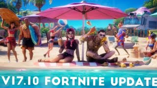 v17.10 UPDATE FORTNITE Chapter 1 POIS Summer cosmetics Frosty Flights BACK